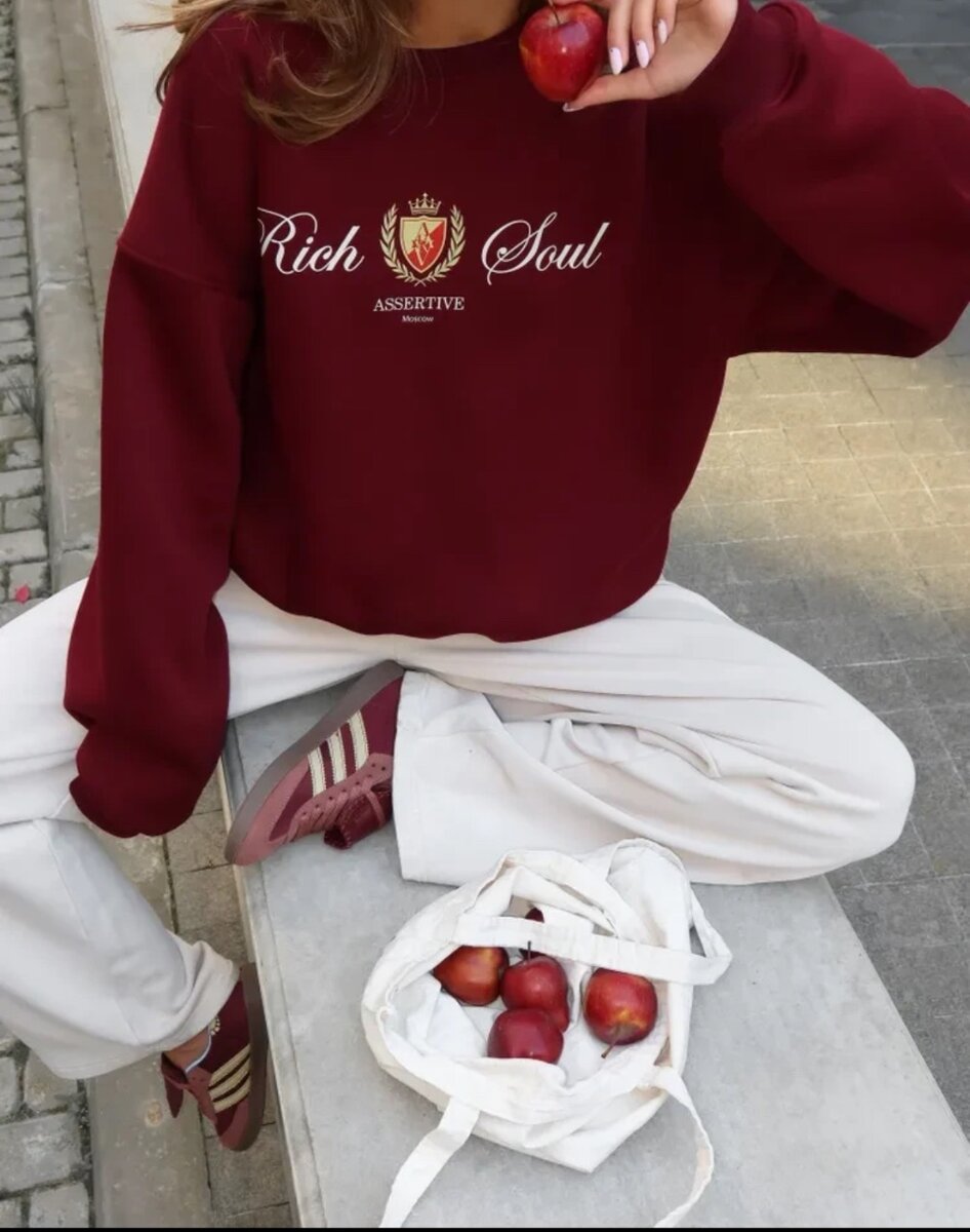 Свитшот на флисе