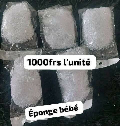 Éponge bébé douce