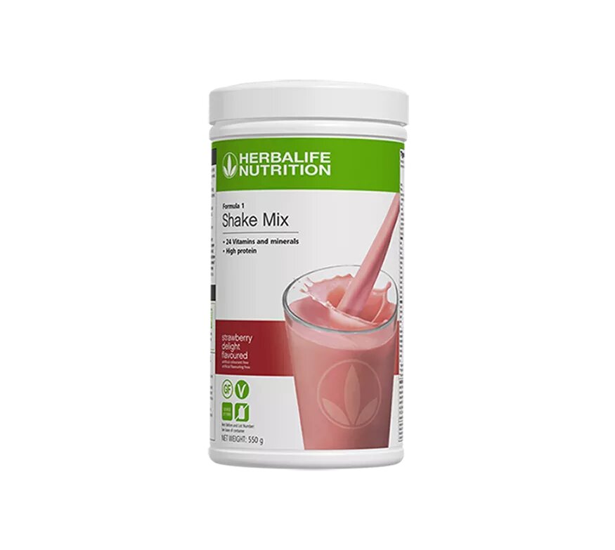 F1 Strawberry Delight Shake Mix (550g)
