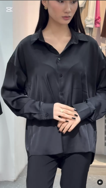 атласная рубашка