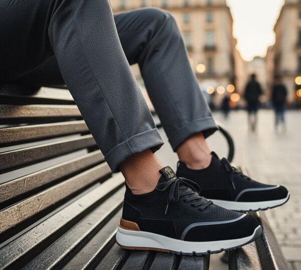 Baskets noires élégantes