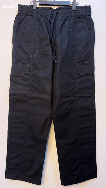 Pantalon cargo noir pour homme