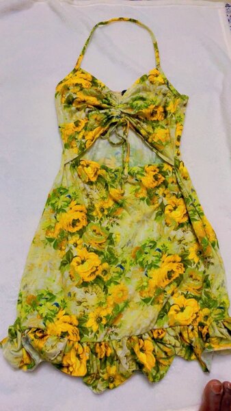 Robe chic à motifs colorés