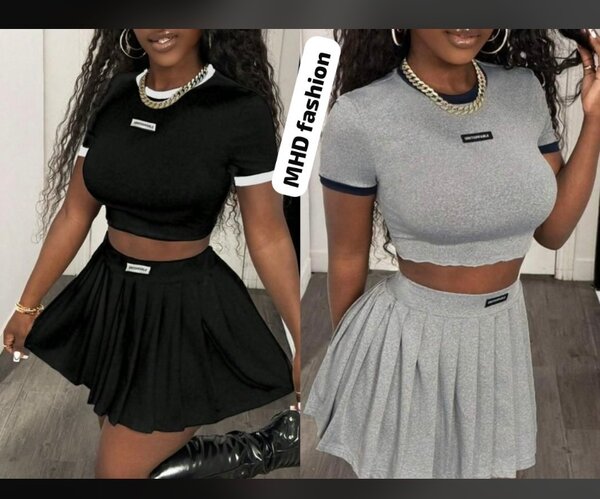 Ensemble tendance jupe courte