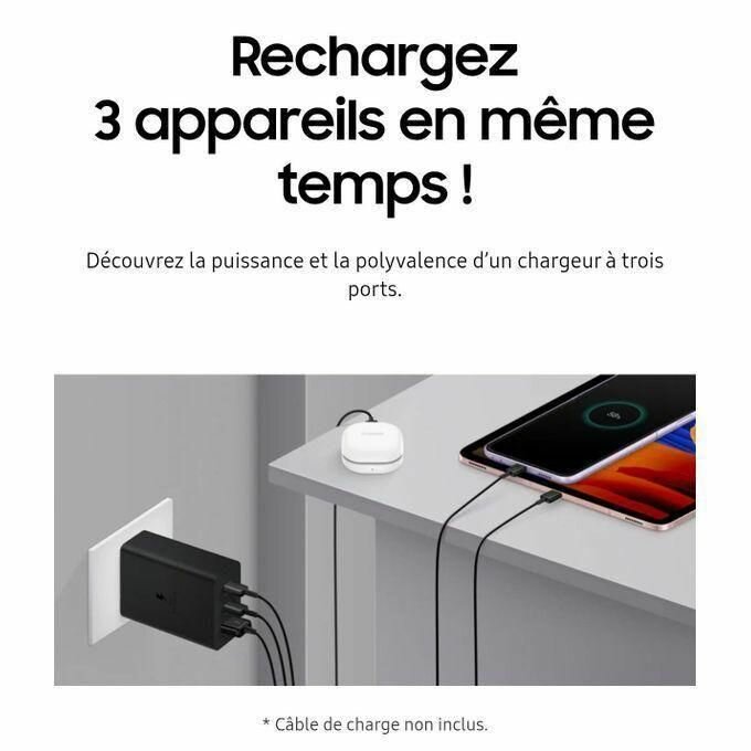 Chargeur rapide 65W Samsung