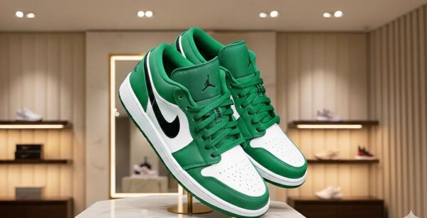 Baskets Air Jordan Vert