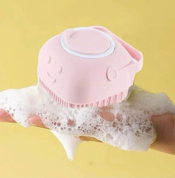 Brosse Douche Silicone 2-en-1