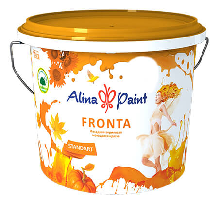 (15кг) «Alina Paint» Фронта белая моющаяся