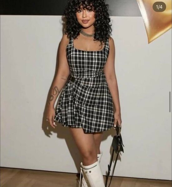 Zara stylish monochrome dress