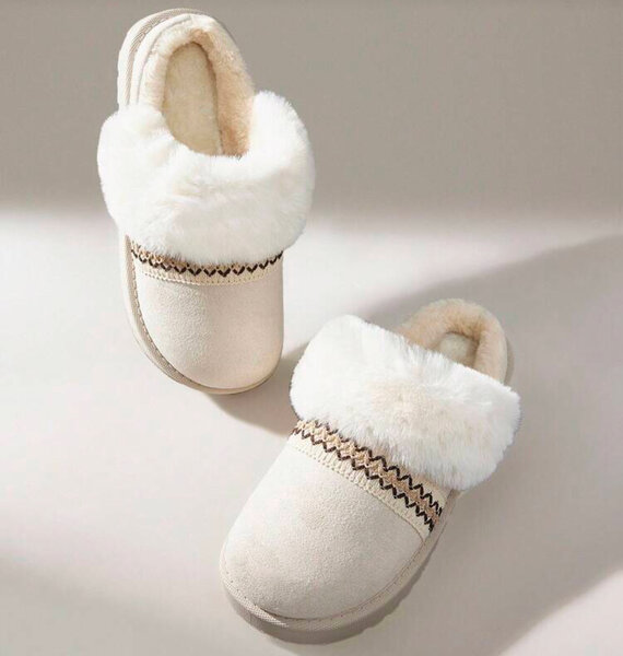 Chaussons fourrés confort