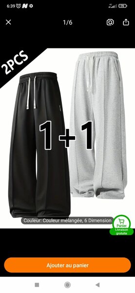 Pack 2 Jogging Unisexe