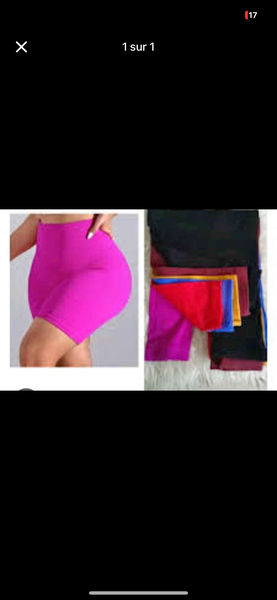 Shorts moulants pour femme