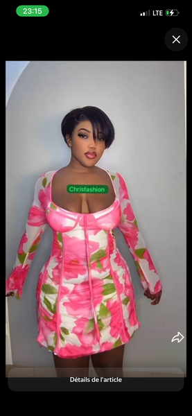 Robe fleurie élégante