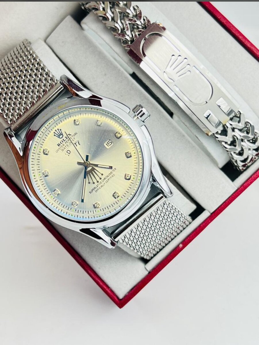 Original Classic Rolex Watch & Bracelet