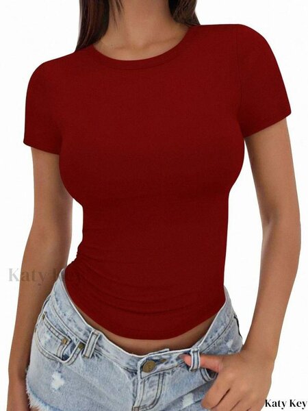 T-shirt rouge femme
