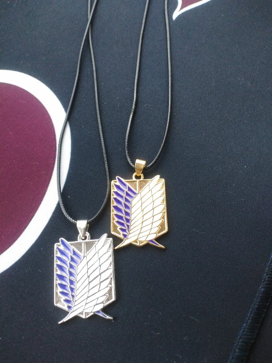 Attack on titan necklaces