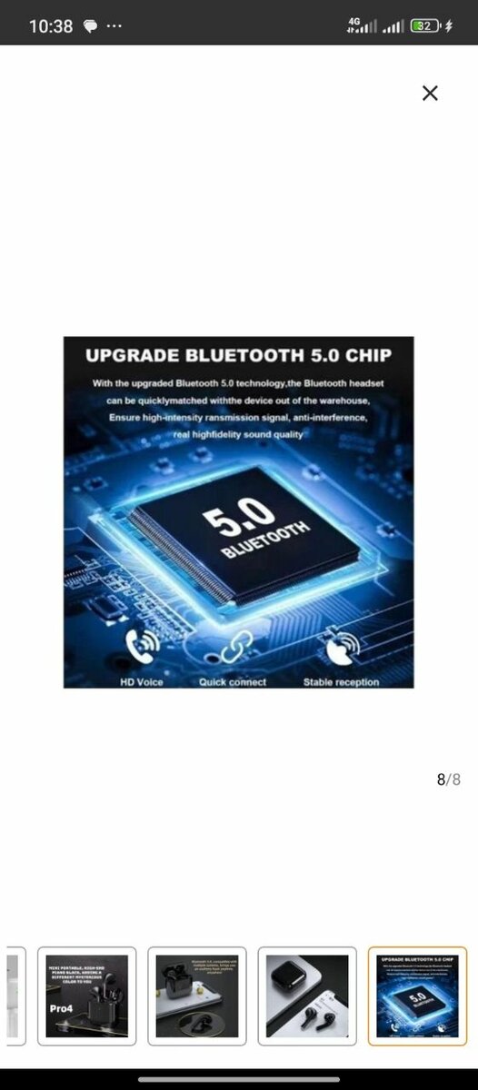 Écouteurs sans fil Bluetooth 5.0