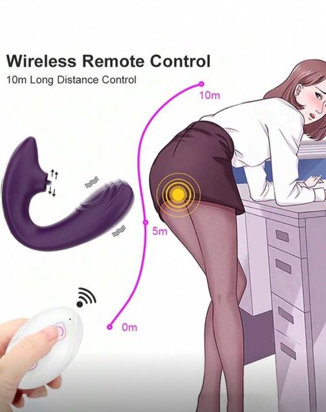 Vibromasseur sans fil télécommandé