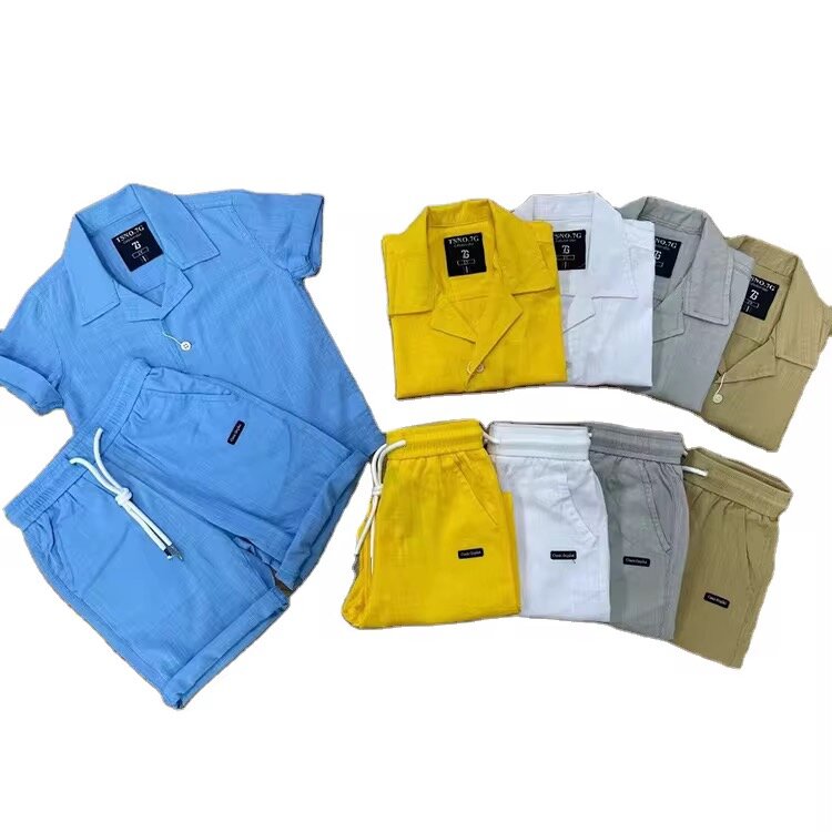 Ensemble été garçon coloré