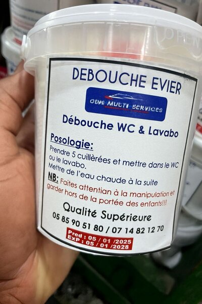 Déboucheur WC & Lavabo