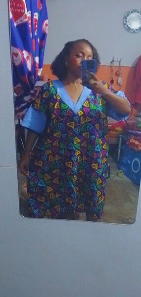 Robe Caftan Colorée Élégante