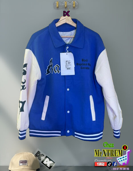 Cardigan varsity style mixte