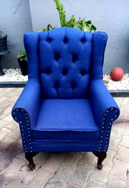Beautiful and comfortable chair blue