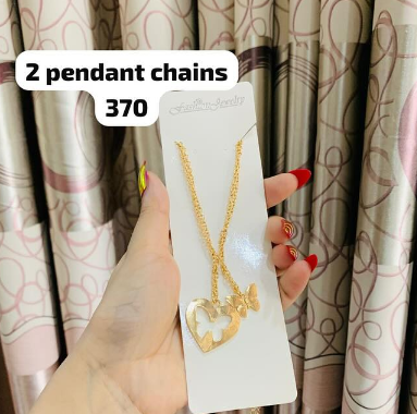2 pendant chains 