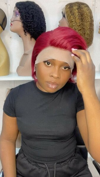 Beautiful and elegant women's wig Pixie cut