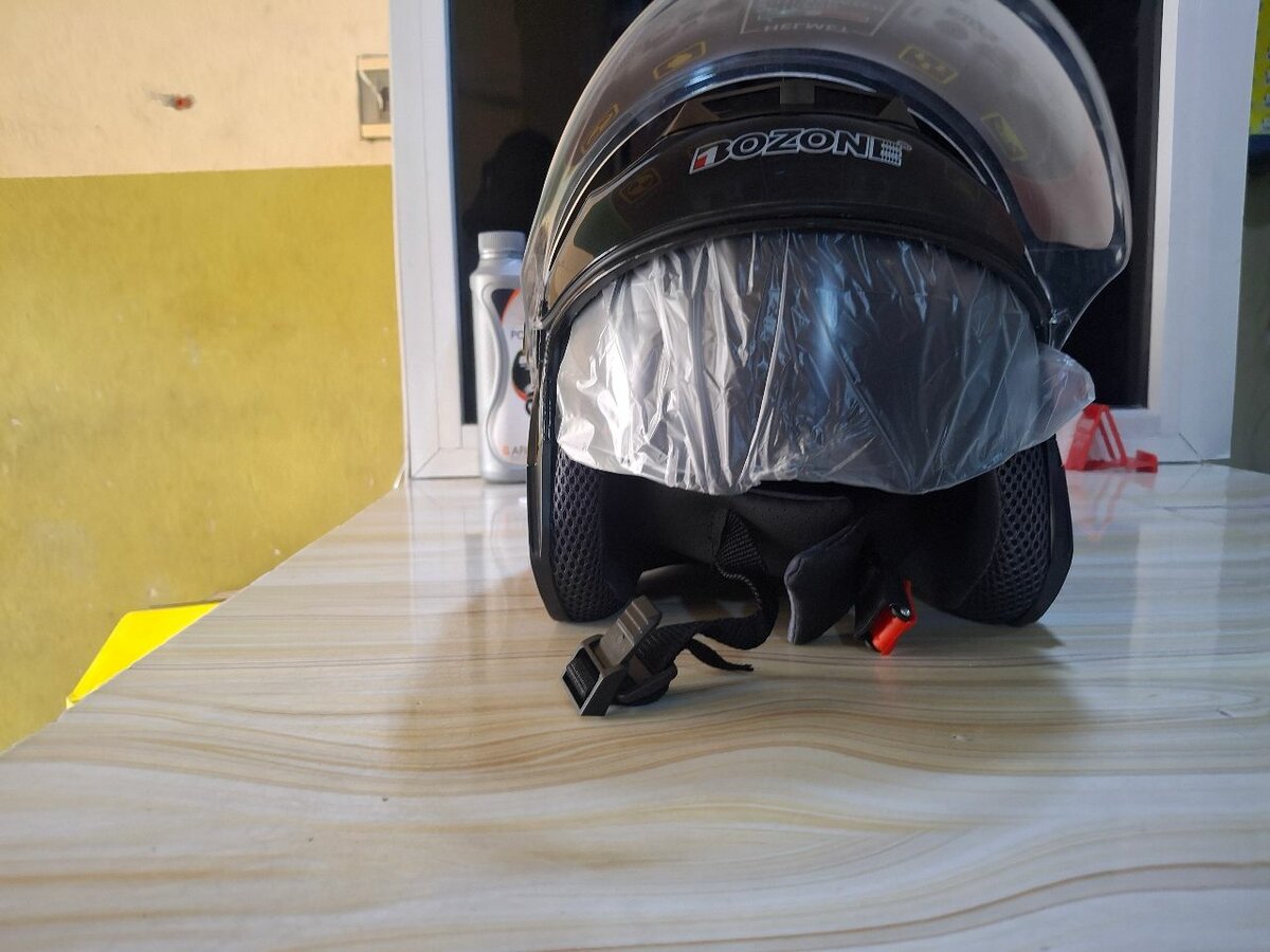 Casque Moto Anti-Buée Noir