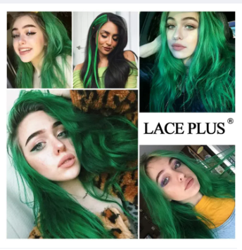 Hair Extensions Clip In Neon Hair Extension Hairpieces Party Highlights Synthetic Halloween Hair Accessories Colored Straight Extension Clip Ins for Kids Girls 22" 1pcs