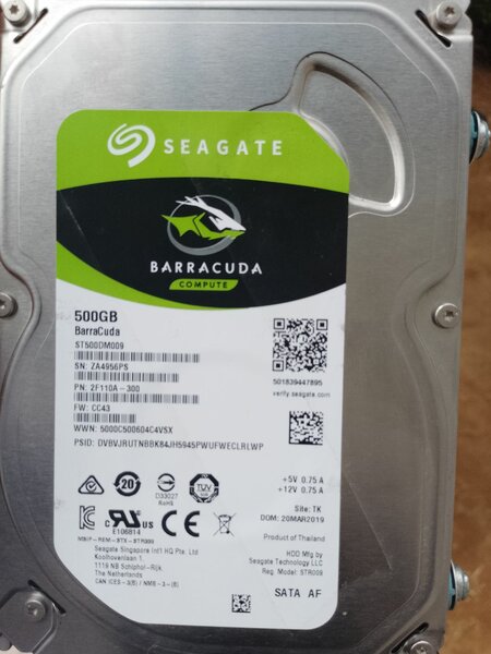 Disque dur interne 500GB
