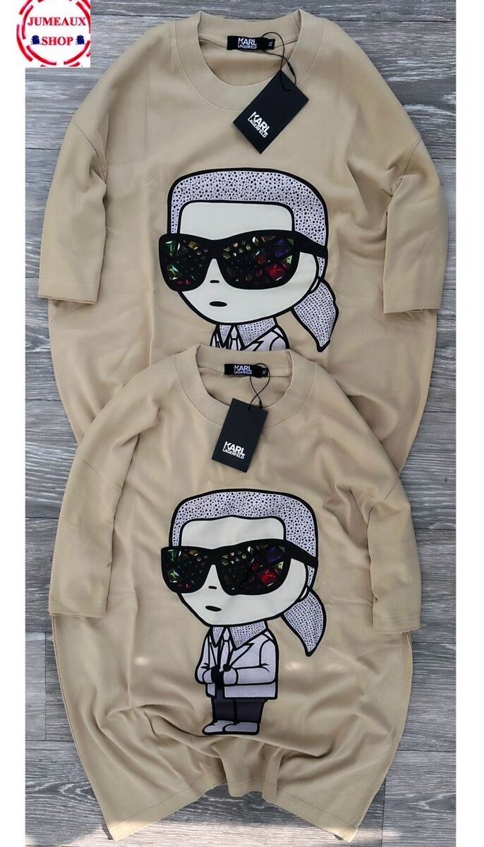 Robe Sweat avec Imprimé Fashion