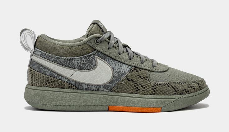 Sneakers stylés en cuir serpent