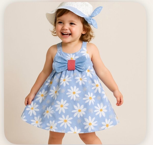 Robe Fleurs Bébé Été