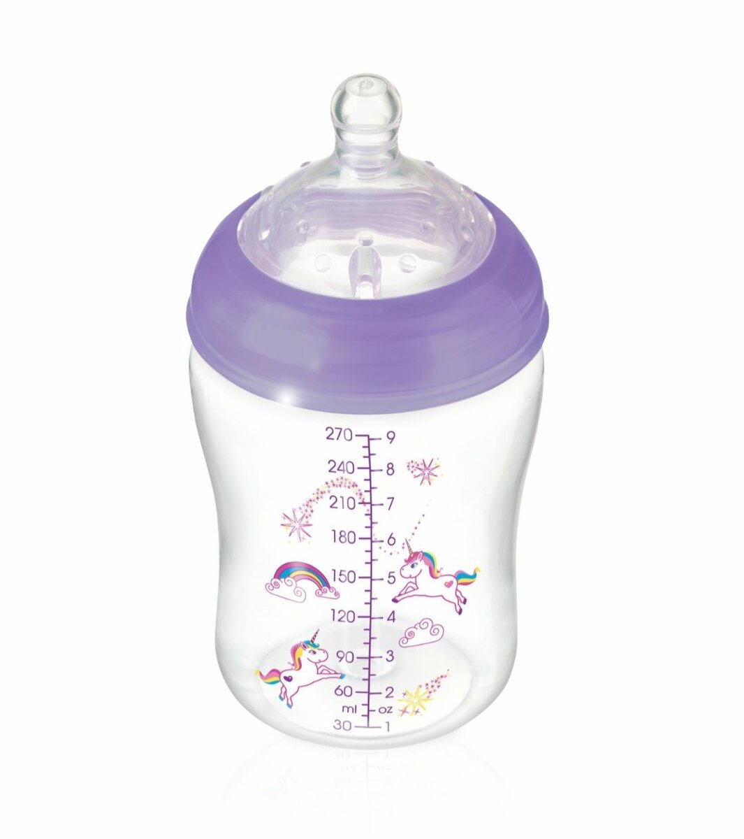 NUBY 4pk Decorated bottle set