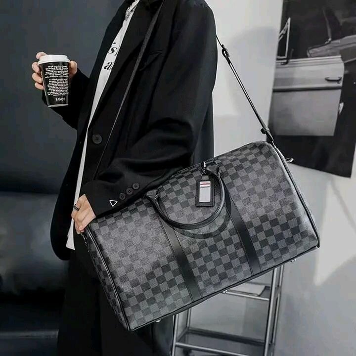 Sac de Voyage Élégant à Carreaux