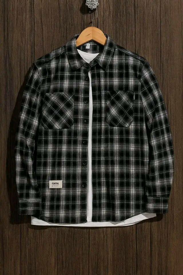 Chemise décontractée homme en coton