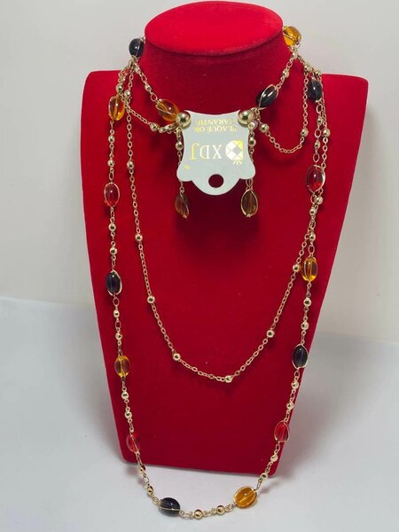 Collier chaîne longue élégante