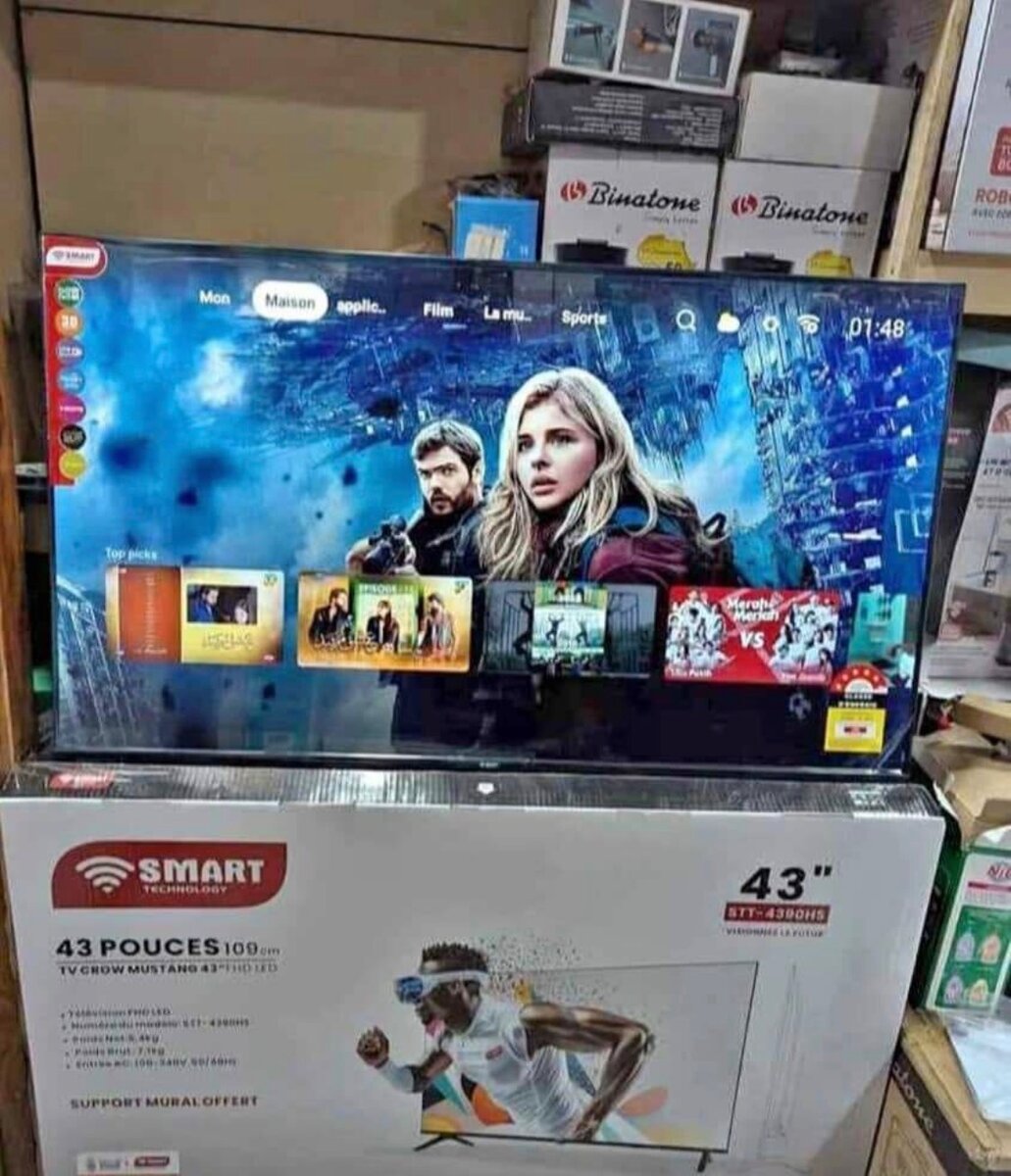 Téléviseur Smart LED 43"