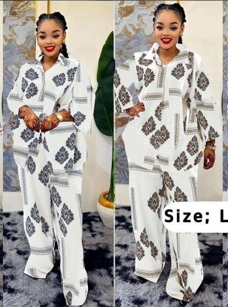 Ensemble pantalon chemise élégant