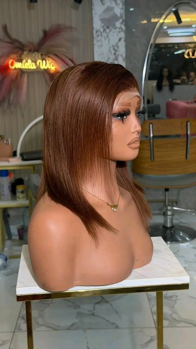 Perruque Lace Front Marron