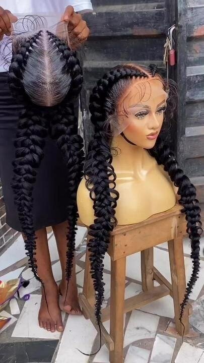 Perruque Tresses Longues Stylisées