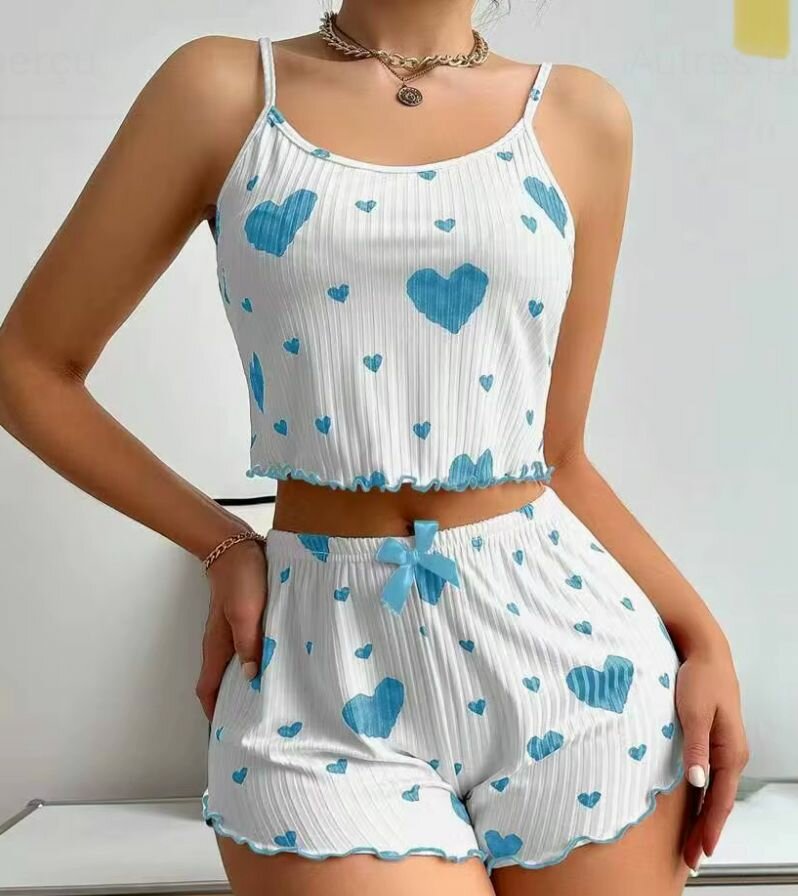 Pyjama Femme Été Floral