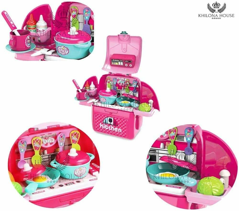 Ensemble de cuisine 2 en 1 pour enfants,jeu de simulation