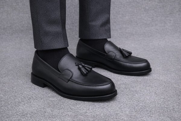 Mocassins en cuir élégant