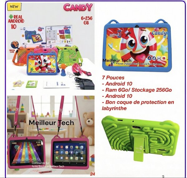 Tablette Enfant Candy 7 Pouces