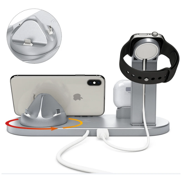 Chargeur 4 en 1 types C