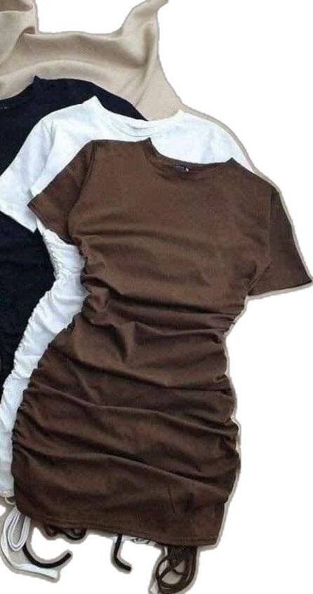 Robe T-shirt Ajustée Femme