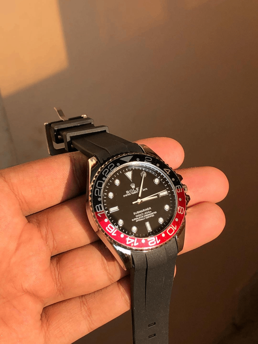 Men's premium quality rolex red blue combo